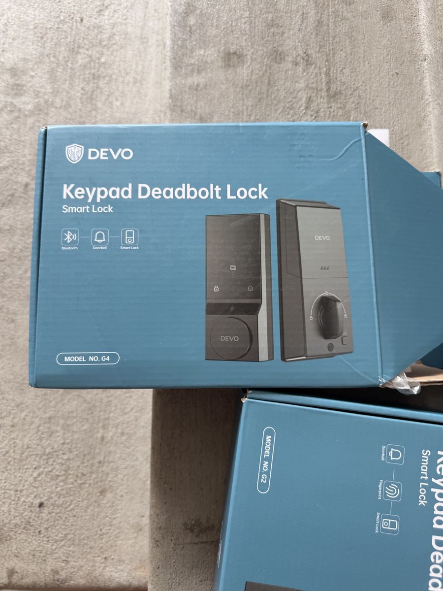 DEVO WiFi Smart Lock G3 Doorbell Fingerprint Intelligent Security