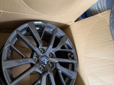 Subaru OEM Dark Gray 18” Alloy Wheel Rim - Single, Excellent Condition