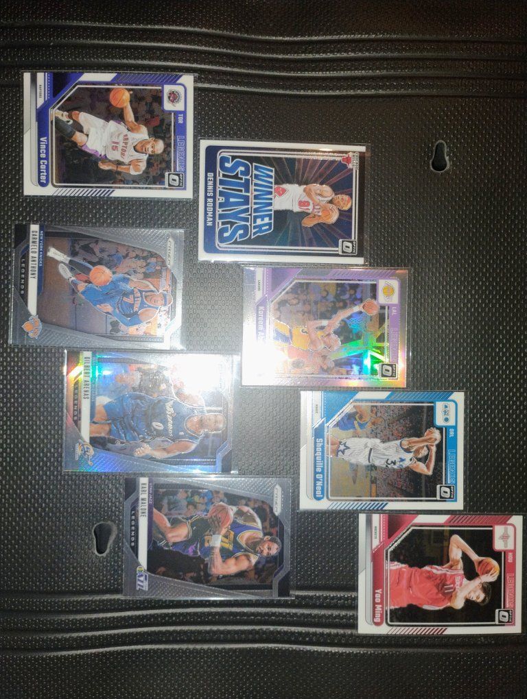 8 NBA Legends Cards