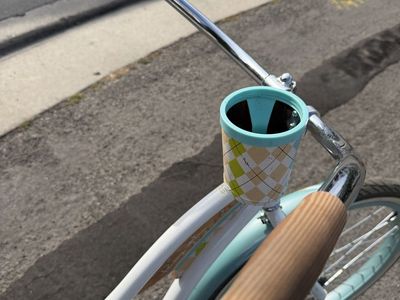 Huffy Panama Jack Beach Cruiser Bicycle - White/Aqua - Excellent Condition