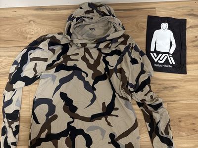 Vuni Helios Hoodie Camouflage Long Sleeve Hooded Shirt S