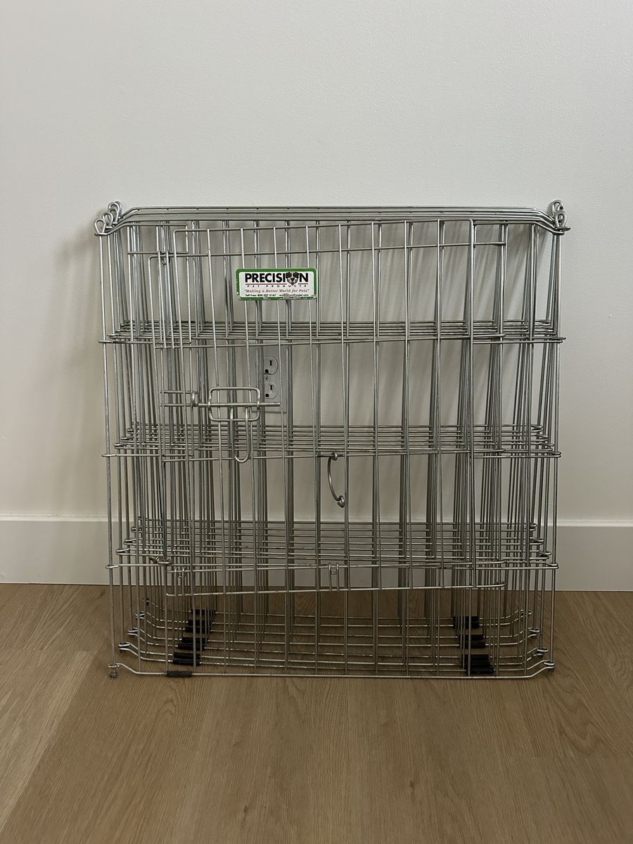 Precision Pet Products Folding Metal Exercise Pen with Door