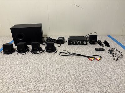 Cambridge Audio 5-speaker surround sound system plus subwoofer