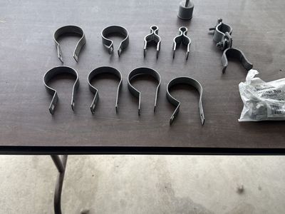 Assorted Galvanized Fence Hardware