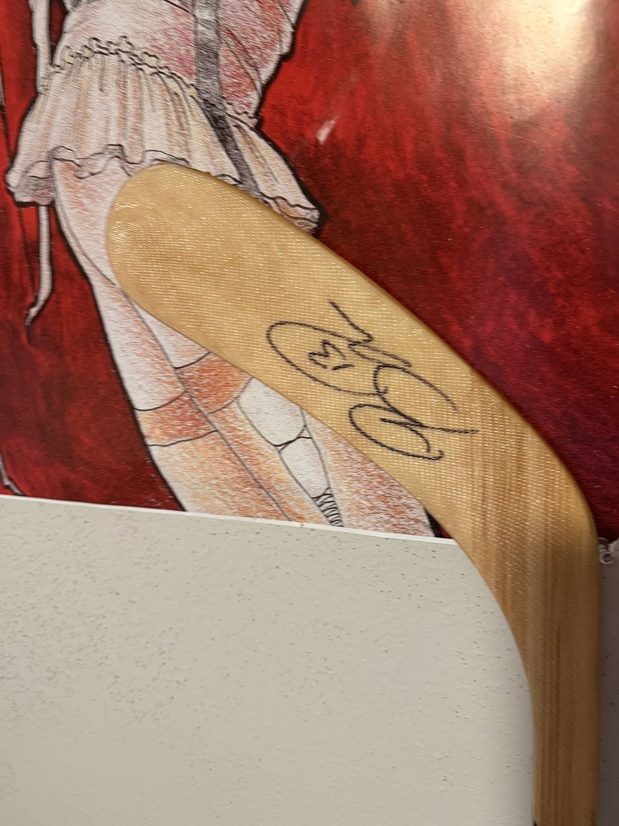 Utah Mammoth Brandon Tanev Autographed Stick