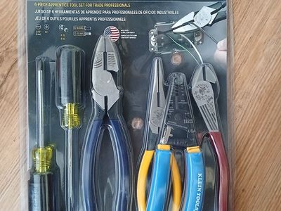 NEW Klein Tools 6-Piece Apprentice Tool Set for Trade Professionals (94121)