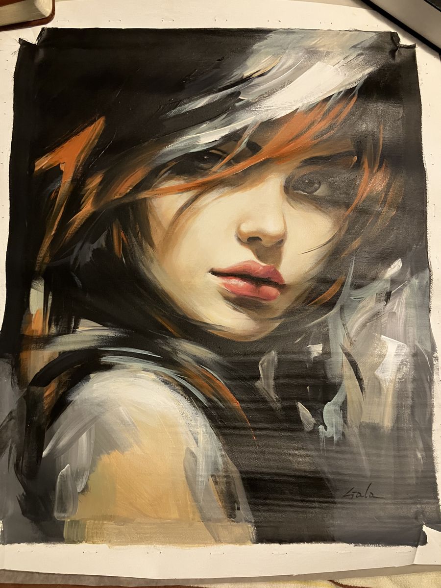 ART potrait woman 3