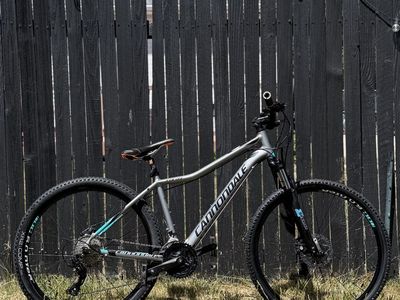 Cannondale Trail 5 Mountain Bike - Size M, Gray/Teal, Hardtail, 29-inch Wheels 2019
