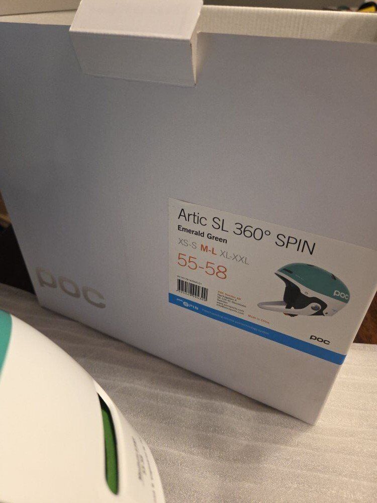 POC 360 Spin ski helmet, green, new condition
