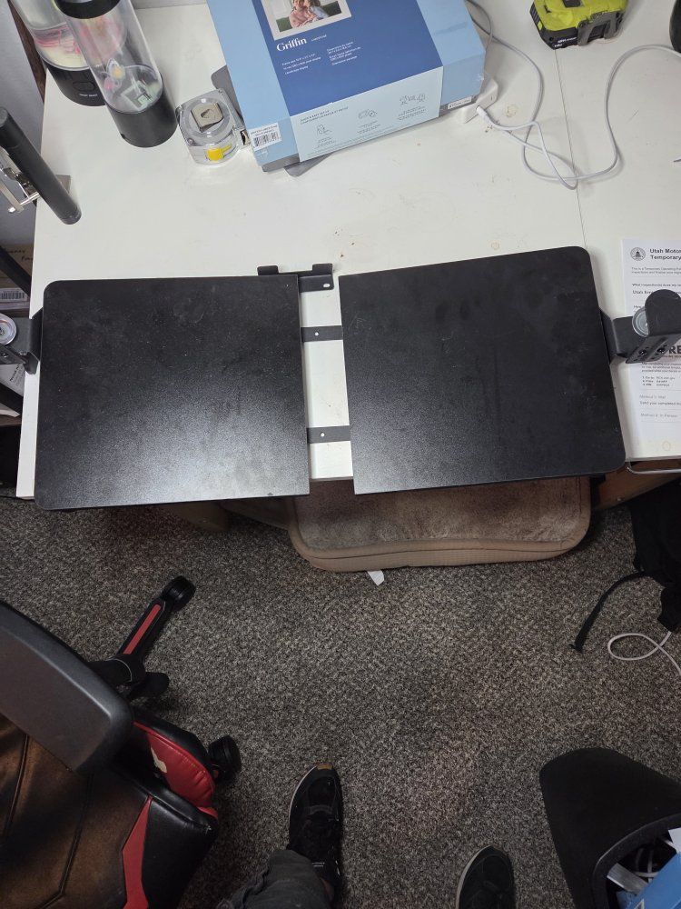 Adjustable Under Desk Keyboard Tray Pull-Out Platform for Ergonomic Typing