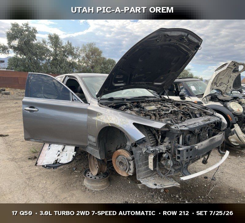 2017 Infiniti Q50 V37 Parts - UTPAP Orem