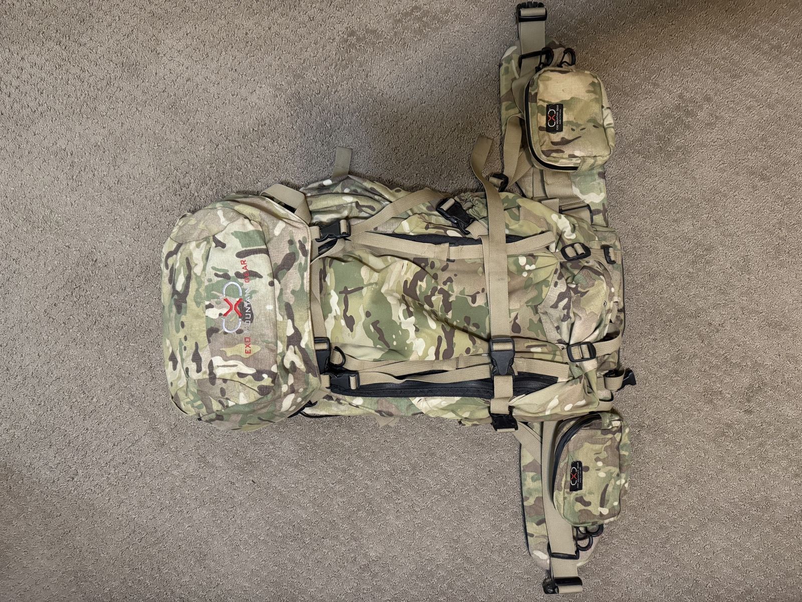 Exo Mountain Gear 5500 Pack and Accessories