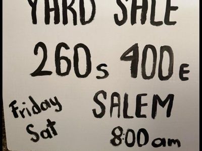 yard sale