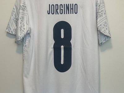 Jorginho #8 | Large | Italy 2020 Away Jerse