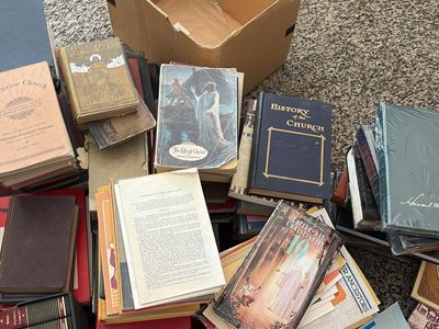 Large Collection of Vintage & Religious Books - Fiction, Non-Fiction, Winston Churchill Set, Irving's Works
