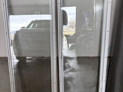 2 French Door Window W/ Internal Blinds Inserts