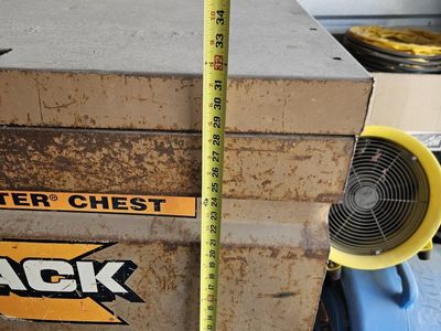Knaack Jobmaster Chest 4824 Tool Box - 48" L x 24" W x 29" H, Steel, Heavy-Duty Storage