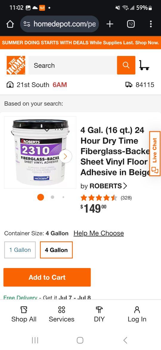 Vinyl Flooring Adhesive