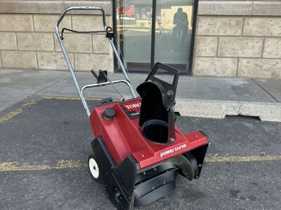 Toro single stage snowblower