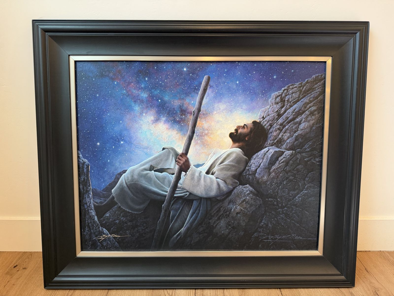 Jesus Framed Canvas Art By Greg Olsen