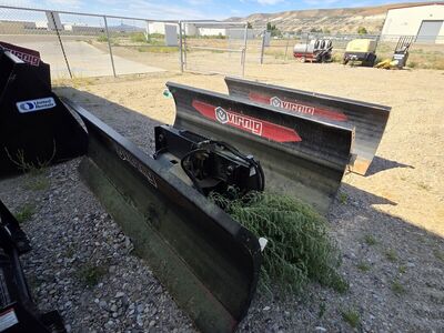 84" VIRNIG Skid Steer Snow Plow Attachment