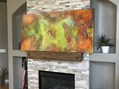 Large (6’x3’) gorgeous modern art painting