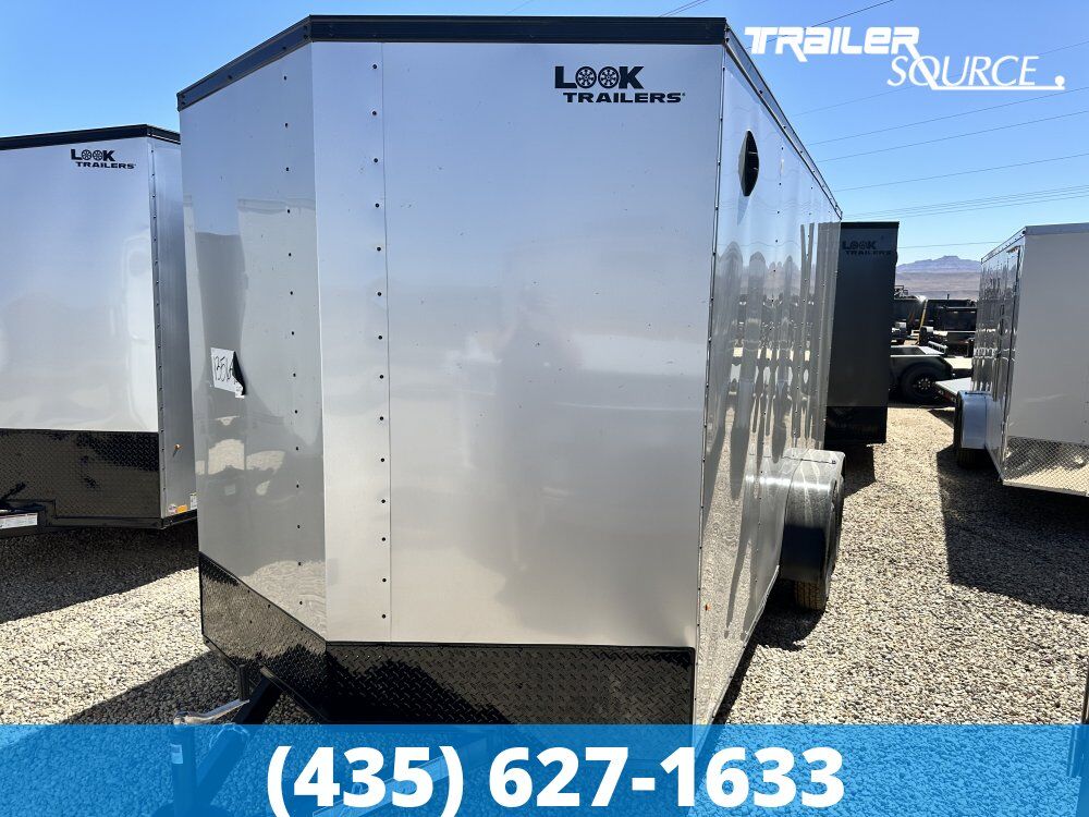 7x16 Look ST DLX Enclosed Cargo Trailer - 7'0" Interior - 7K GVWR Black Out Package
