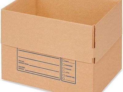 Free moving boxes and packing paper