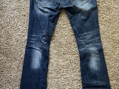 Mss Me vintage bootcut jeans with sequin pocket embellishments 29x32