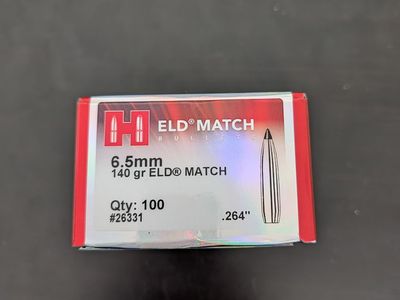 Hornady 6.5 ELDM Bullets