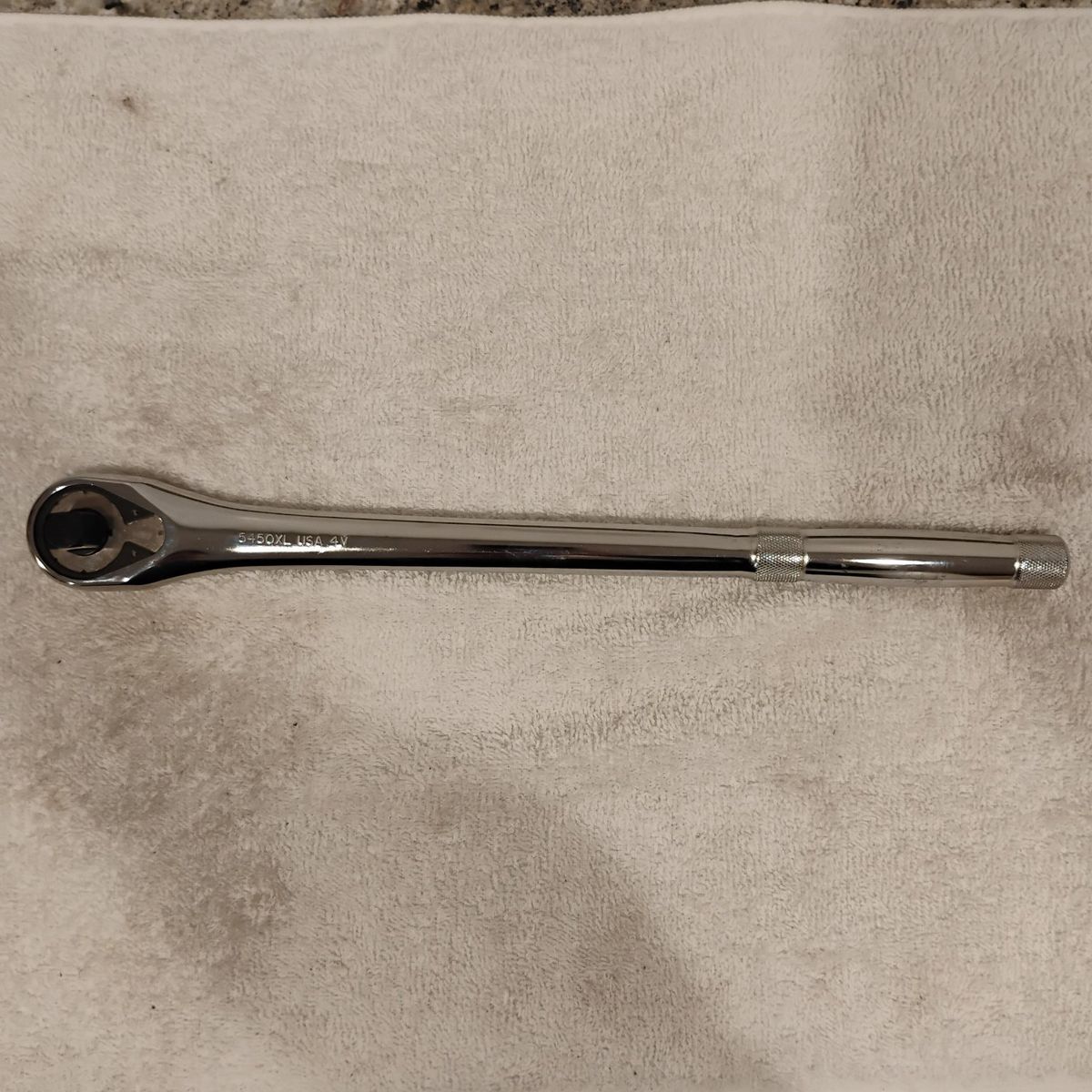 Proto 1/2 Inch Drive Long Handle Pear Head Ratchet