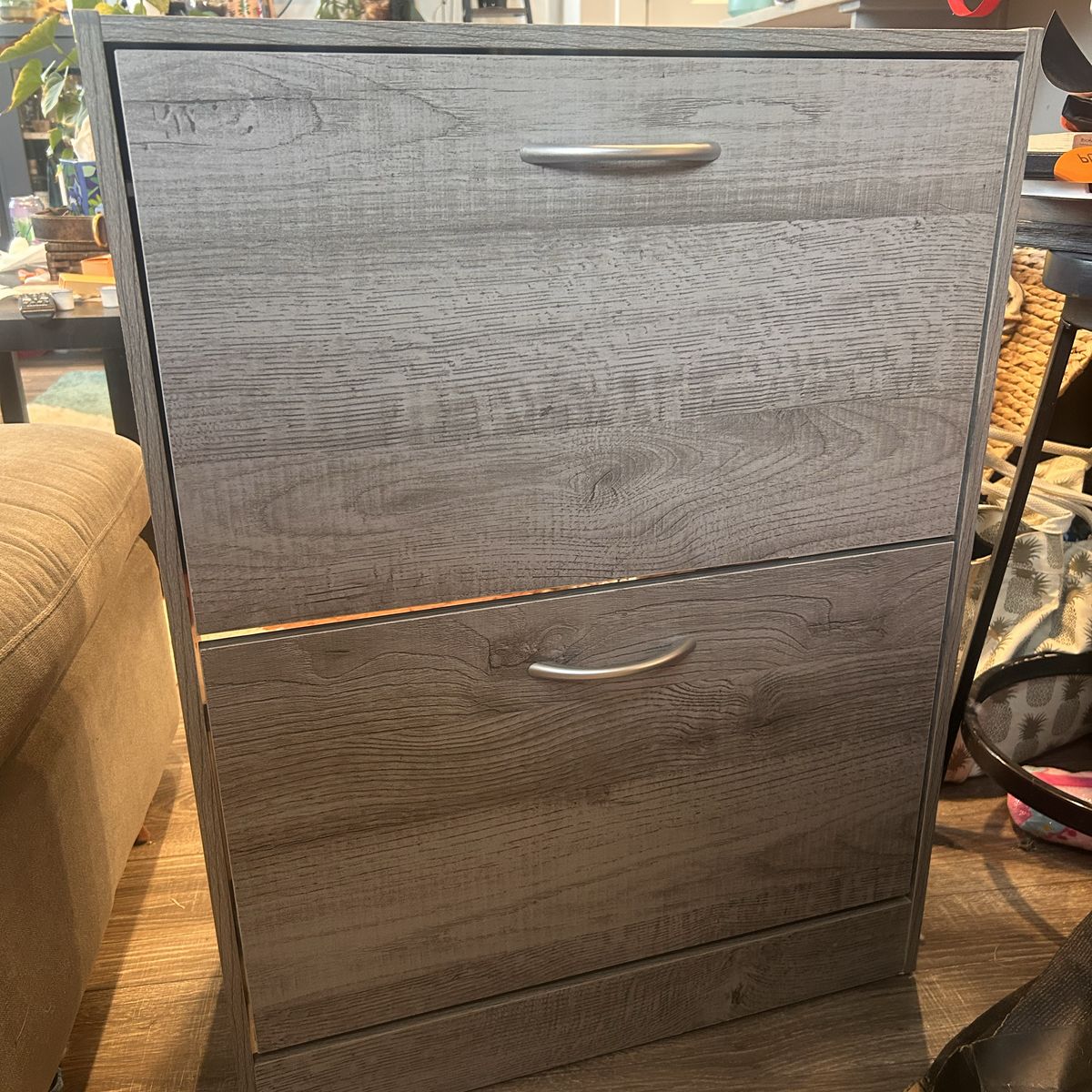 Brand New Gray Shoe Organizer