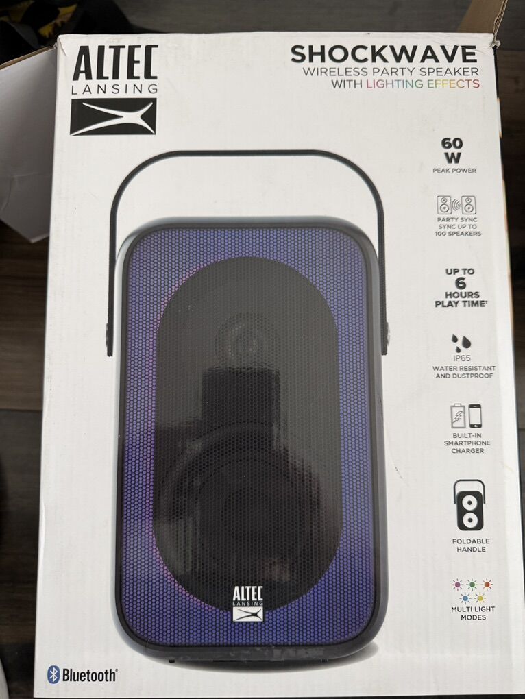 Altec Lansing Shockwave Wireless Party Speaker