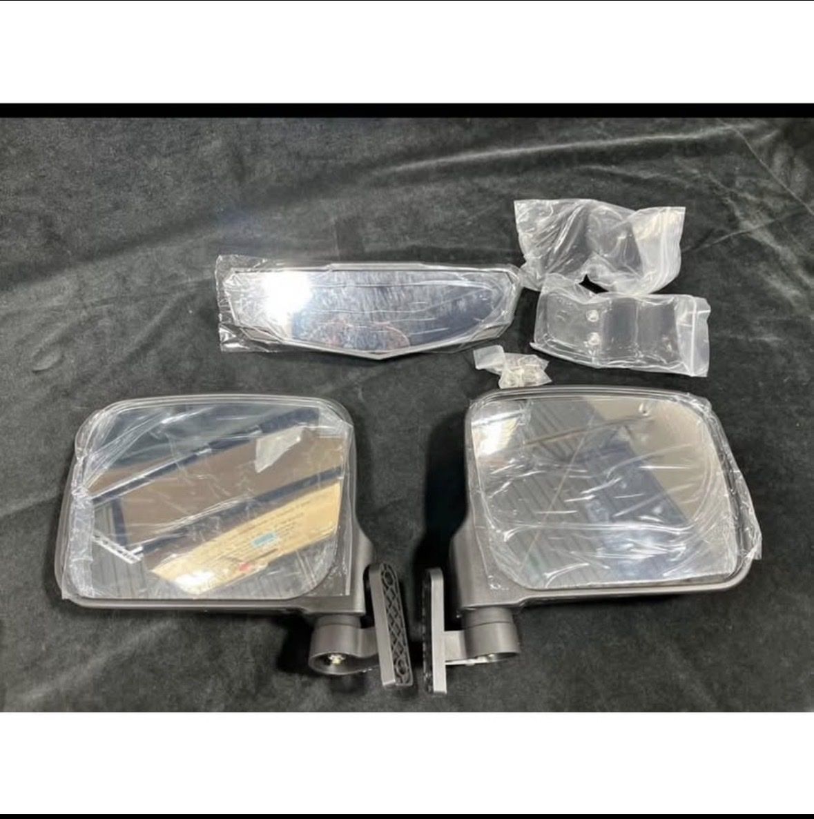 A & UTV PRO Rear View Mirror & Side Mirrors Kit for 2016-2024 Can-Am Defender HD5 HD8 HD9 HD