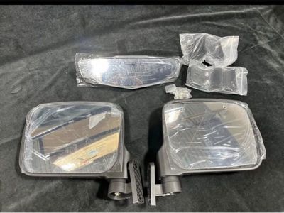A & UTV PRO Rear View Mirror & Side Mirrors Kit for 2016-2024 Can-Am Defender HD5 HD8 HD9 HD