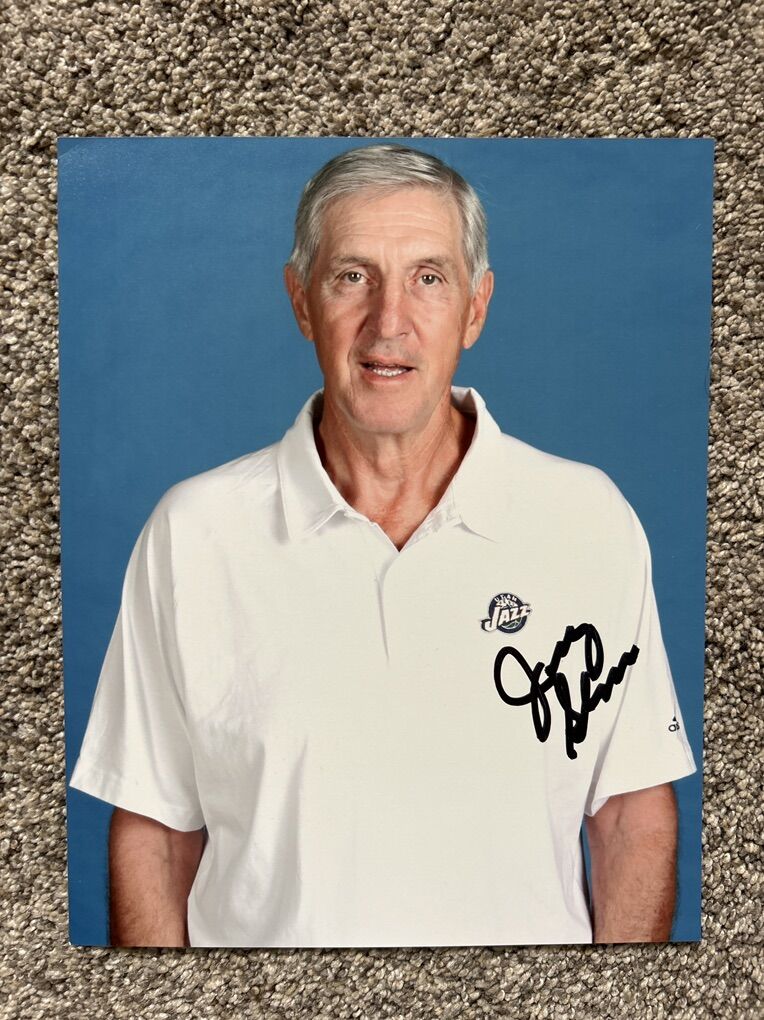 Jerry Sloane Utah Jazz Autograph 8x10 Photo Auto