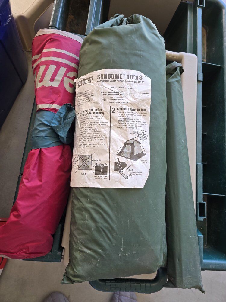 Coleman sundome four-person tent