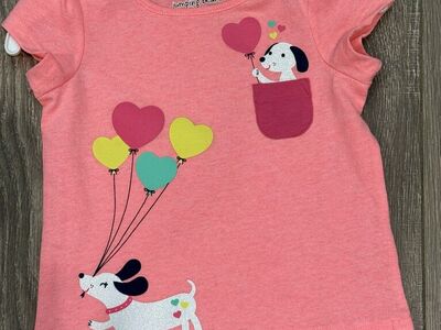 Baby Girl Shirt – Jumping Beans, 12 Months (New)