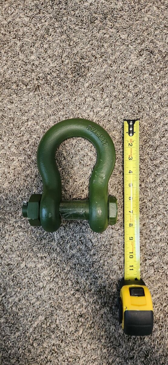 1 3/8” WLL 21T - 42,000 lbs Bolt Type Anchor Shackle HS ALLOY Military