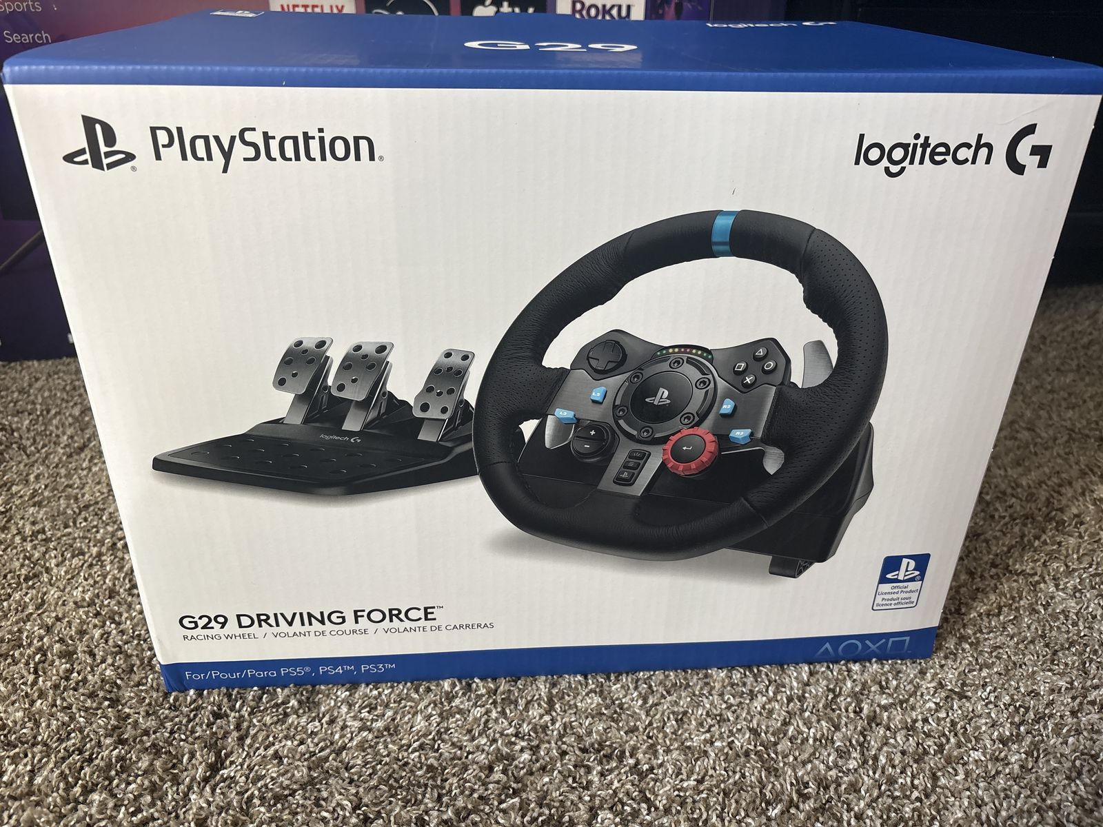 PS5, PS4 & PC Logitech G29 Racing Wheel