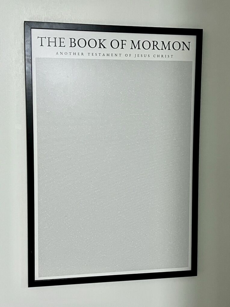 Book Of Mormon framed Poster