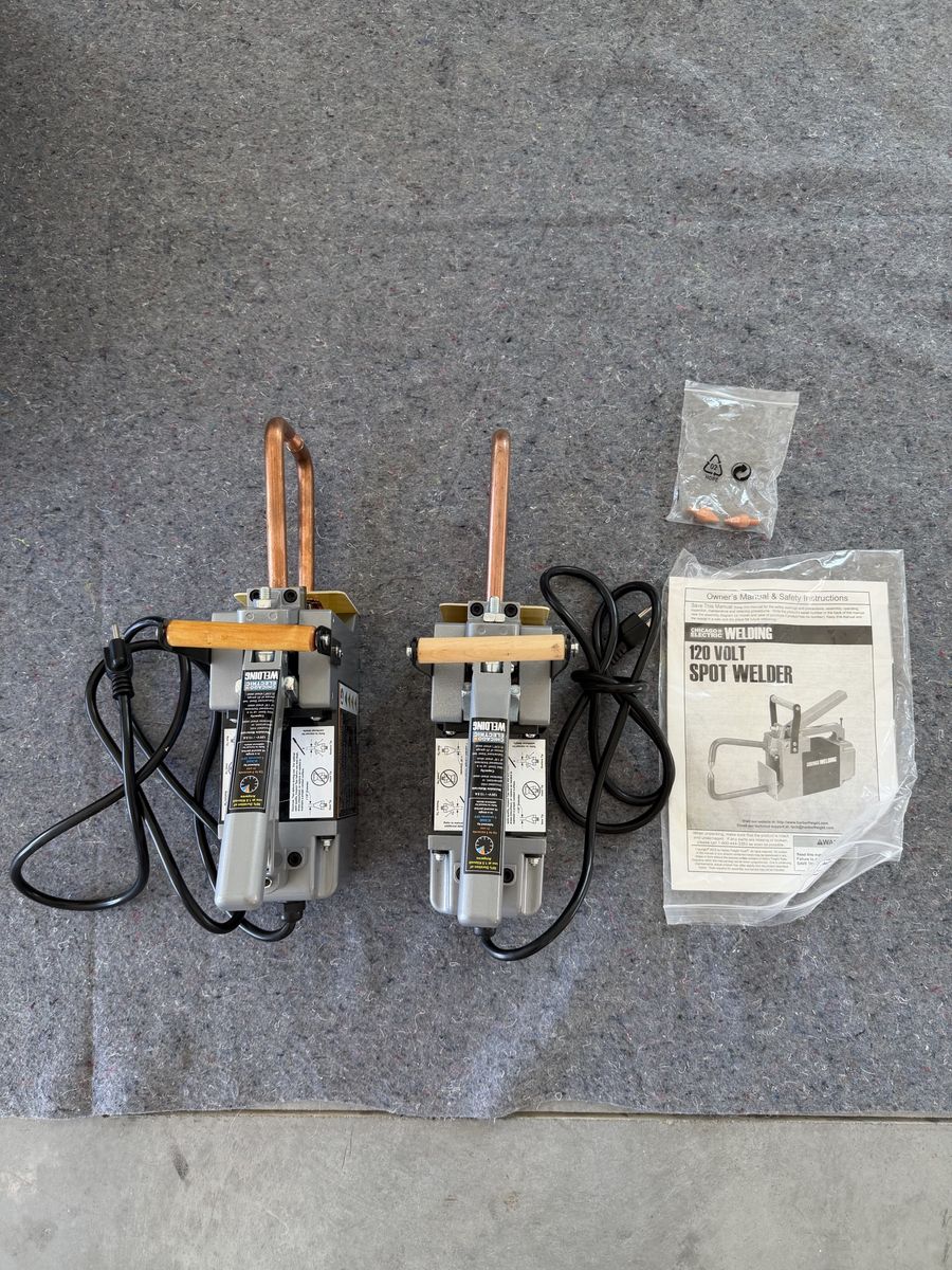 Chicago Electric 120V Portable Spot Welders - Like New