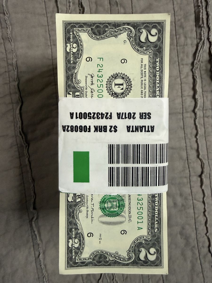 $2 dollar bills