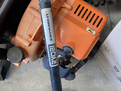 Ryobi weed trimmer attachment/tree branch chipper /steel ramps