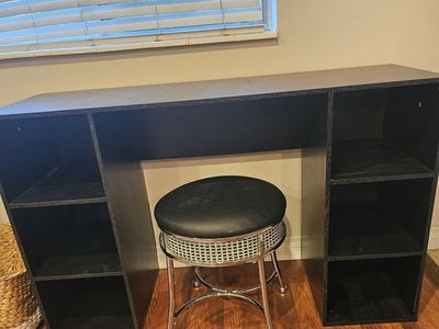 desk and stool