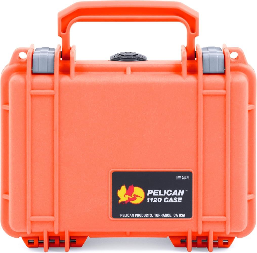 Pelican 1120 Orange Protector Case with Foam