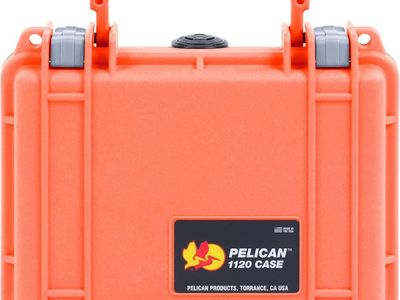 Pelican 1120 Orange Protector Case with Foam