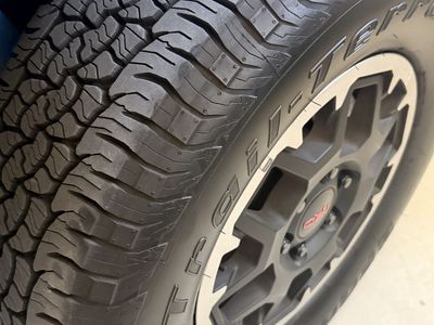 Toyota TRD Off-Road Wheels with 265/70R17 BFG Trail-Terrain Tires (Set of 4)