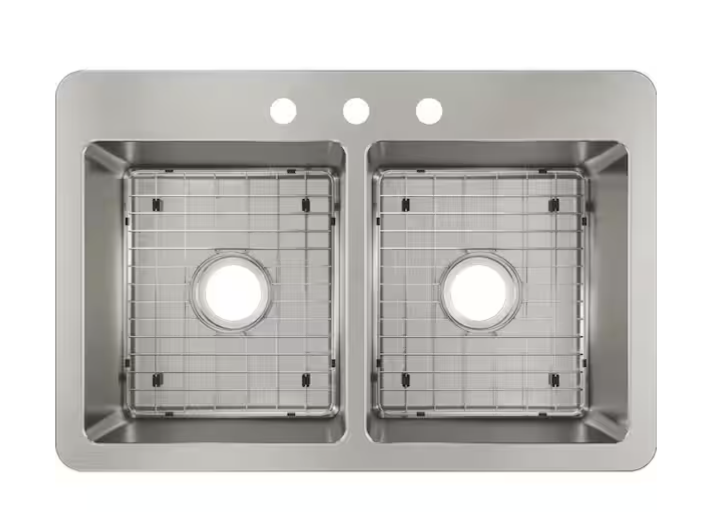 NEW Elkay Avenue 33 in. Drop-In/Undermount Double Bowl Kitchen Sink