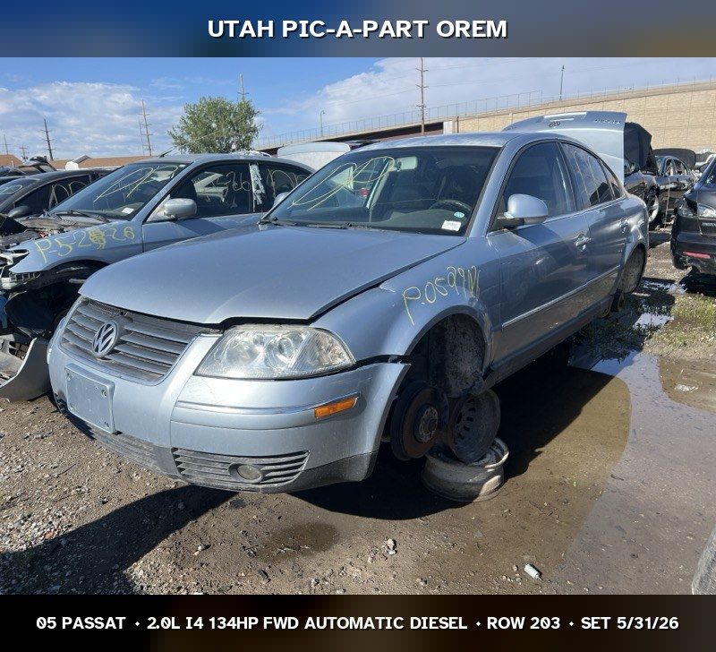 2005 Volkswagen Passat Parts - UTPAP Orem